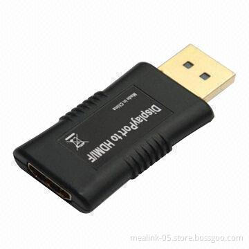 DP Male to HDMI Female Gold Plated Connector